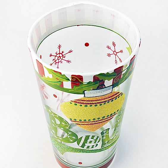 China new painting wine glass unique funny wine glasses salcs promotion