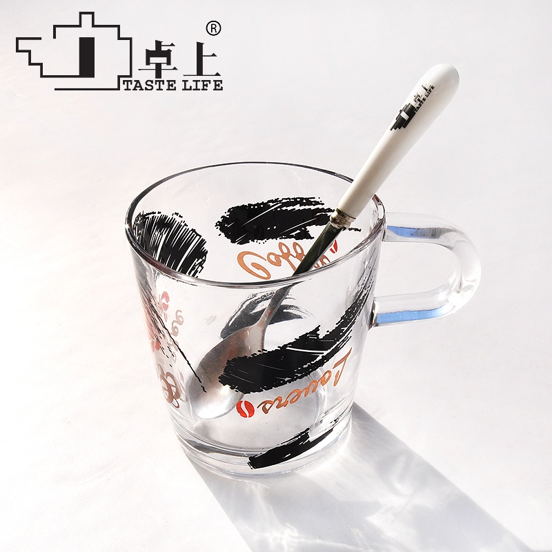 China oem logo glass coffee mugs glass tumbler clear glass coffee mugs wholesale