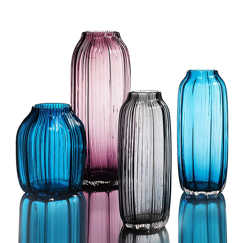 hand blown glass vase
