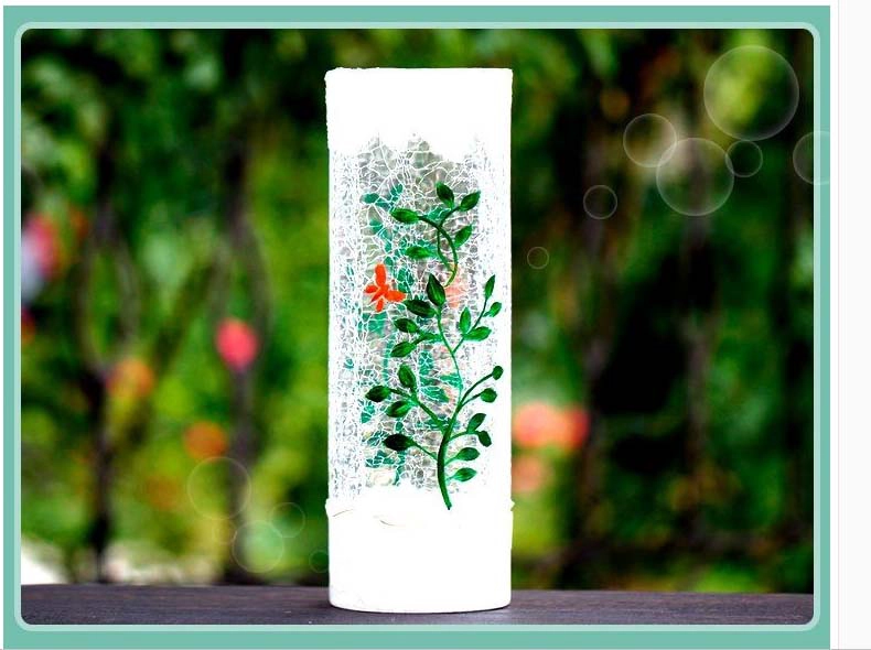 white flower vases