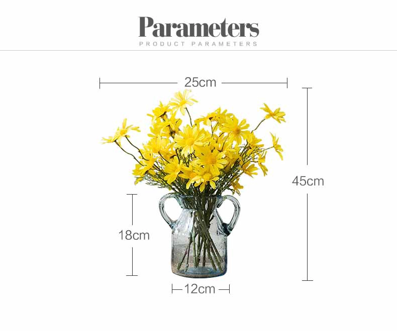 decorative glass vase