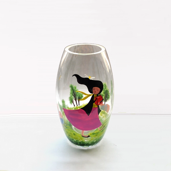 hand painted candle holders