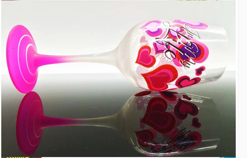 cute painted wine glasses