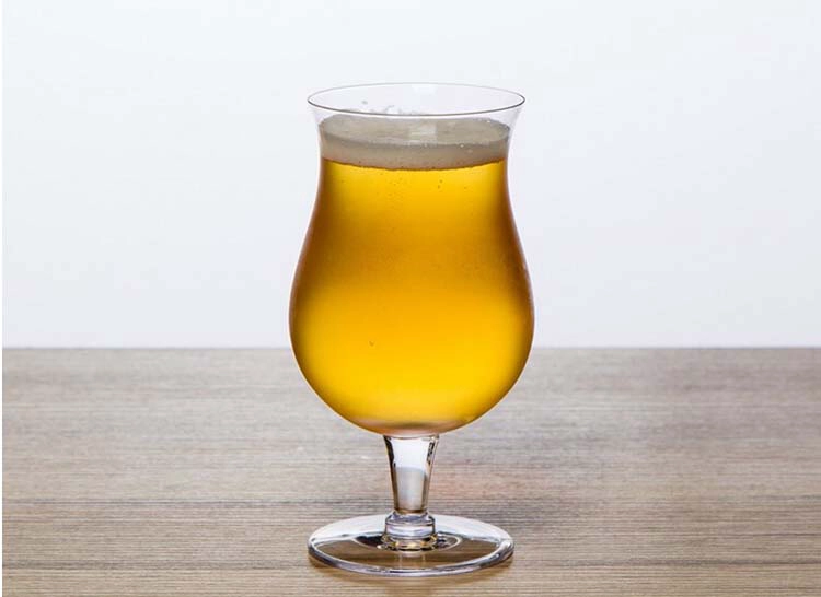 tulip shaped glasses