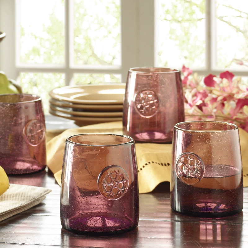 colored drinking glasses