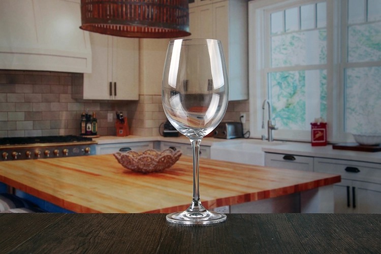 Big crystal goblet
