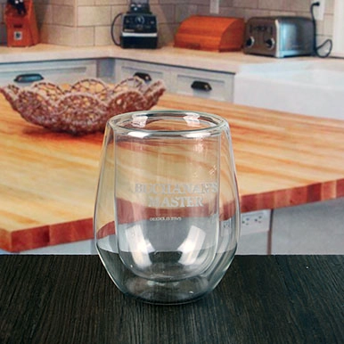 double wall glass cup