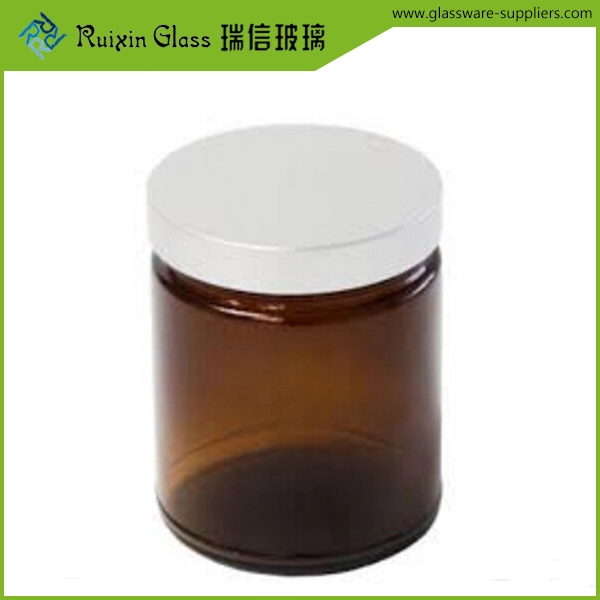 amber glass jar 