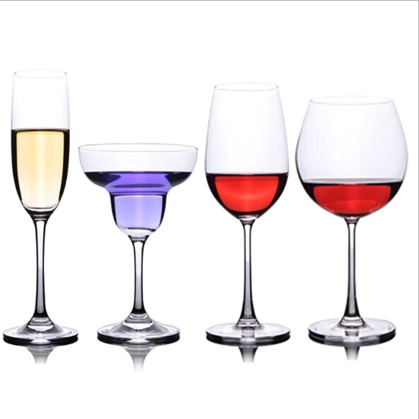 Lead-free crystal red wine glass factory hit the price of luck - [Ruixin glass]