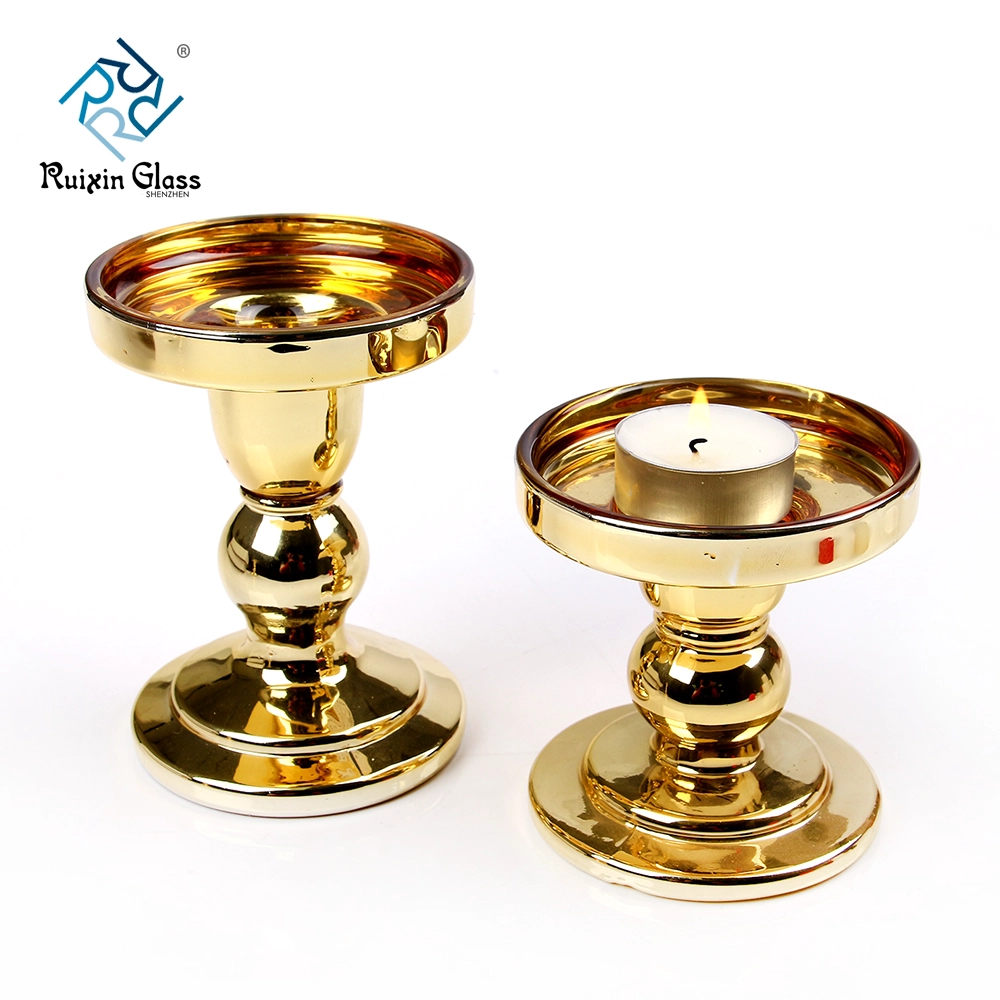 glass pillar candle holders photos