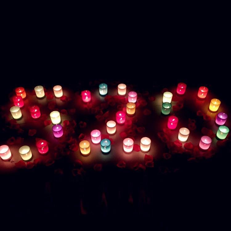 votive candles glass jar