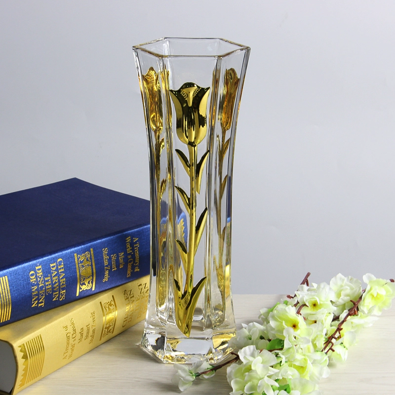 Tulip flowers vases