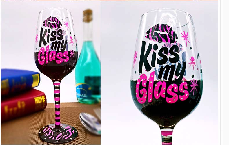 hand painted glass