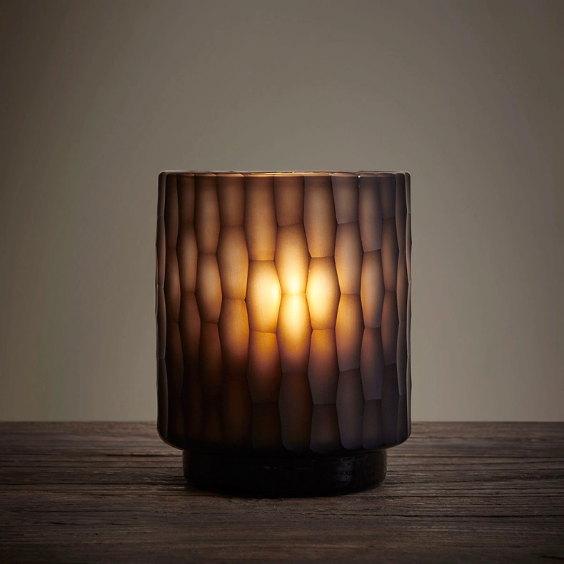 glass candle stand