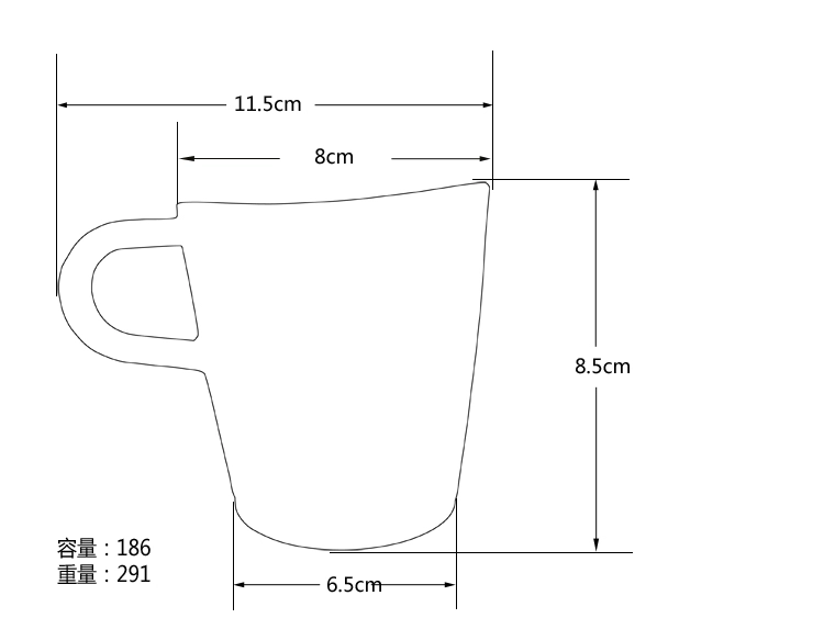 China oem logo glass coffee mugs glass tumbler clear glass coffee mugs wholesale