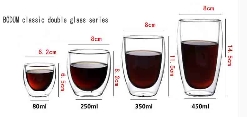 double wall coffee glasses