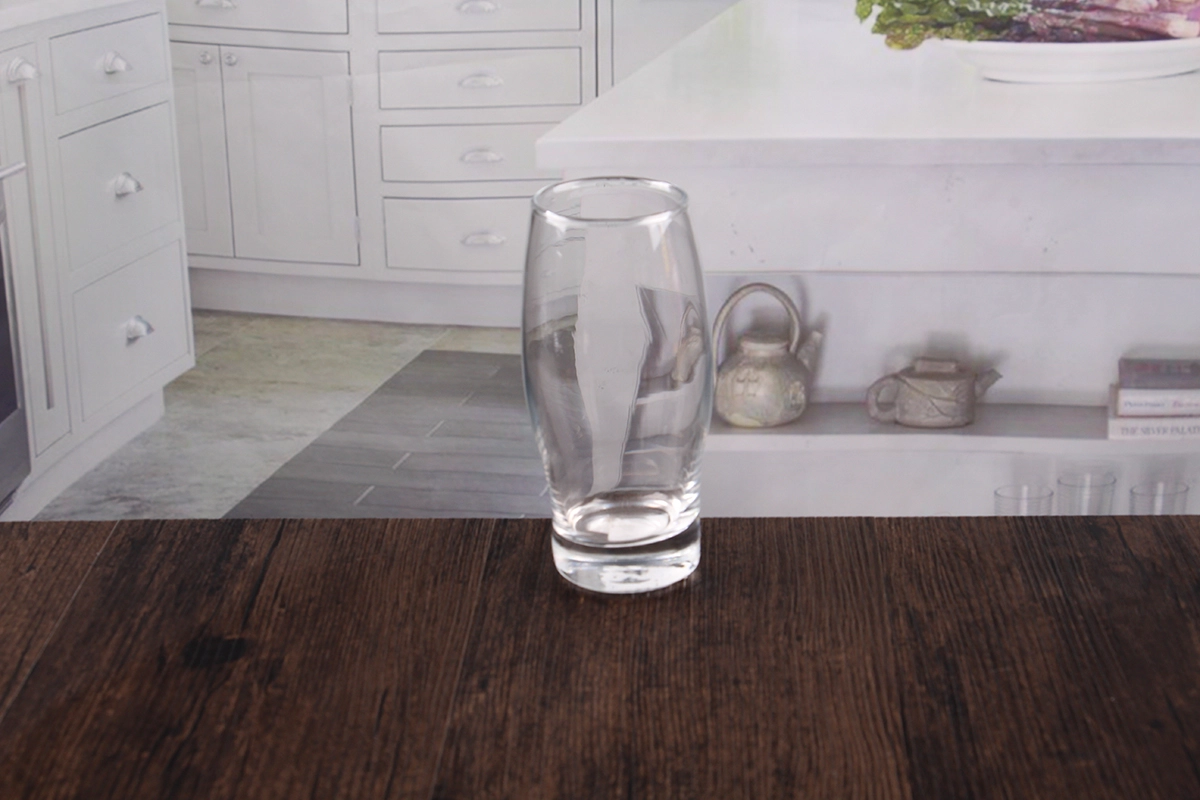 Clear beer mugs