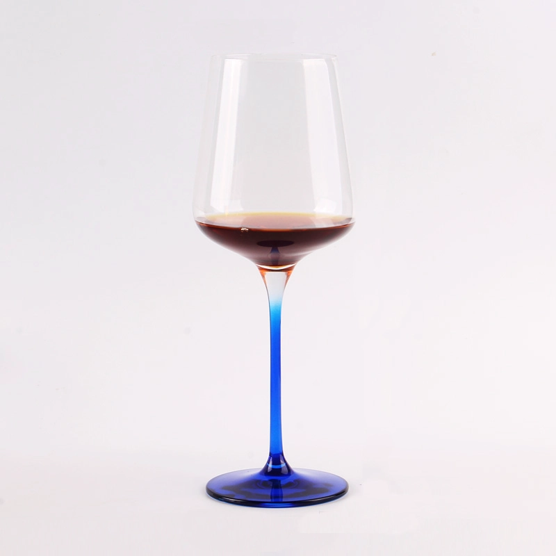 Blue wine glasses