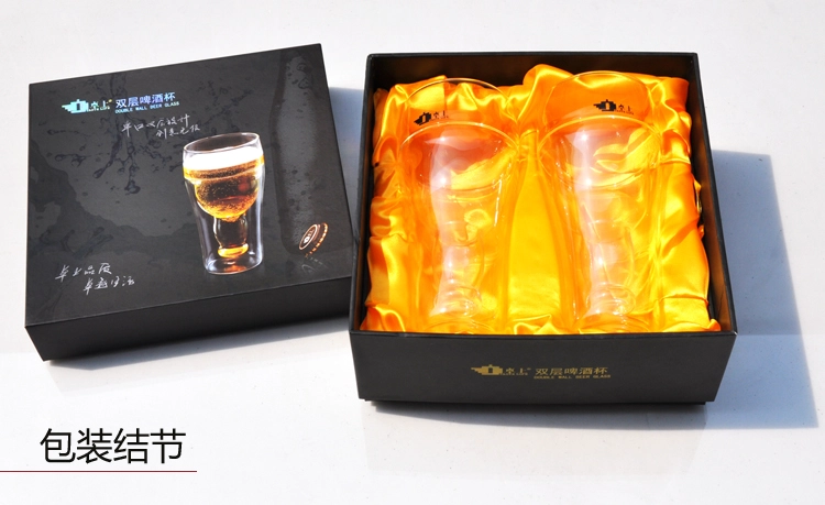2016 the latest glass beer mugs double wall glass mug double glass beer mug wholesale