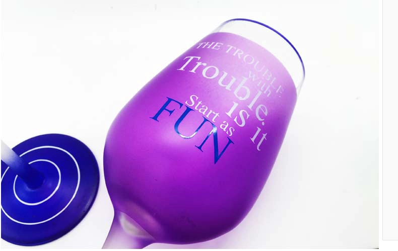 painted personalized wine glasses