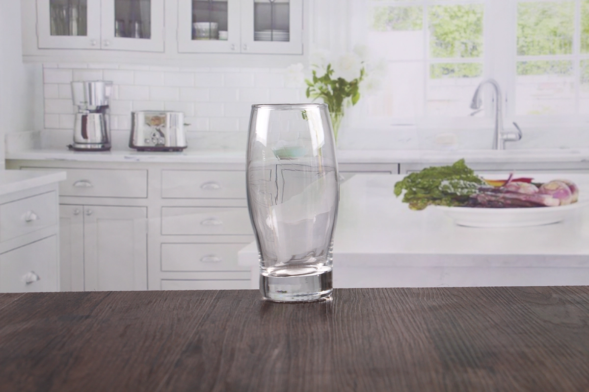 Clear beer mugs