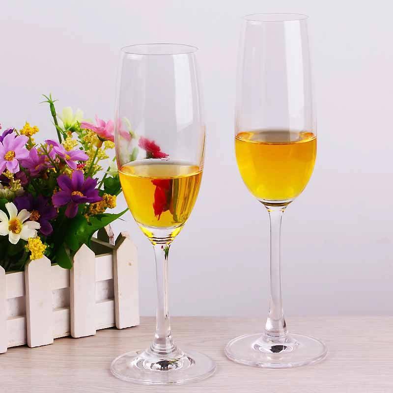 different champagne glasses