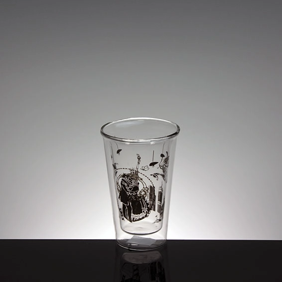 Tumbler glass double walled cups glass cup sets 400ml double wall glass coffee mugs wholesale