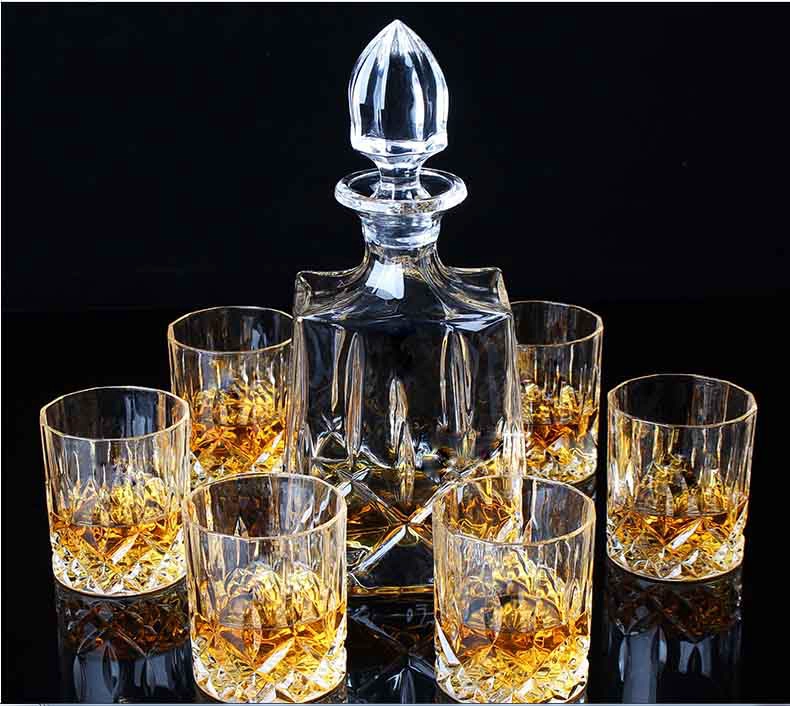 whiskey glasses set