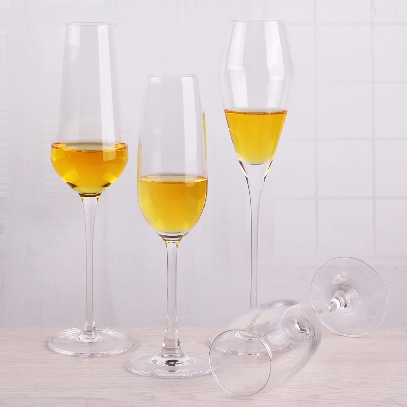 modern champagne flutes