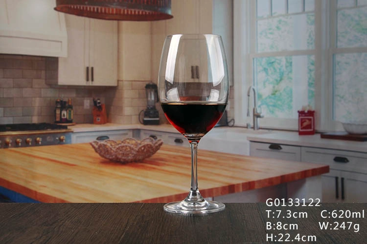 Short stem large wine glass