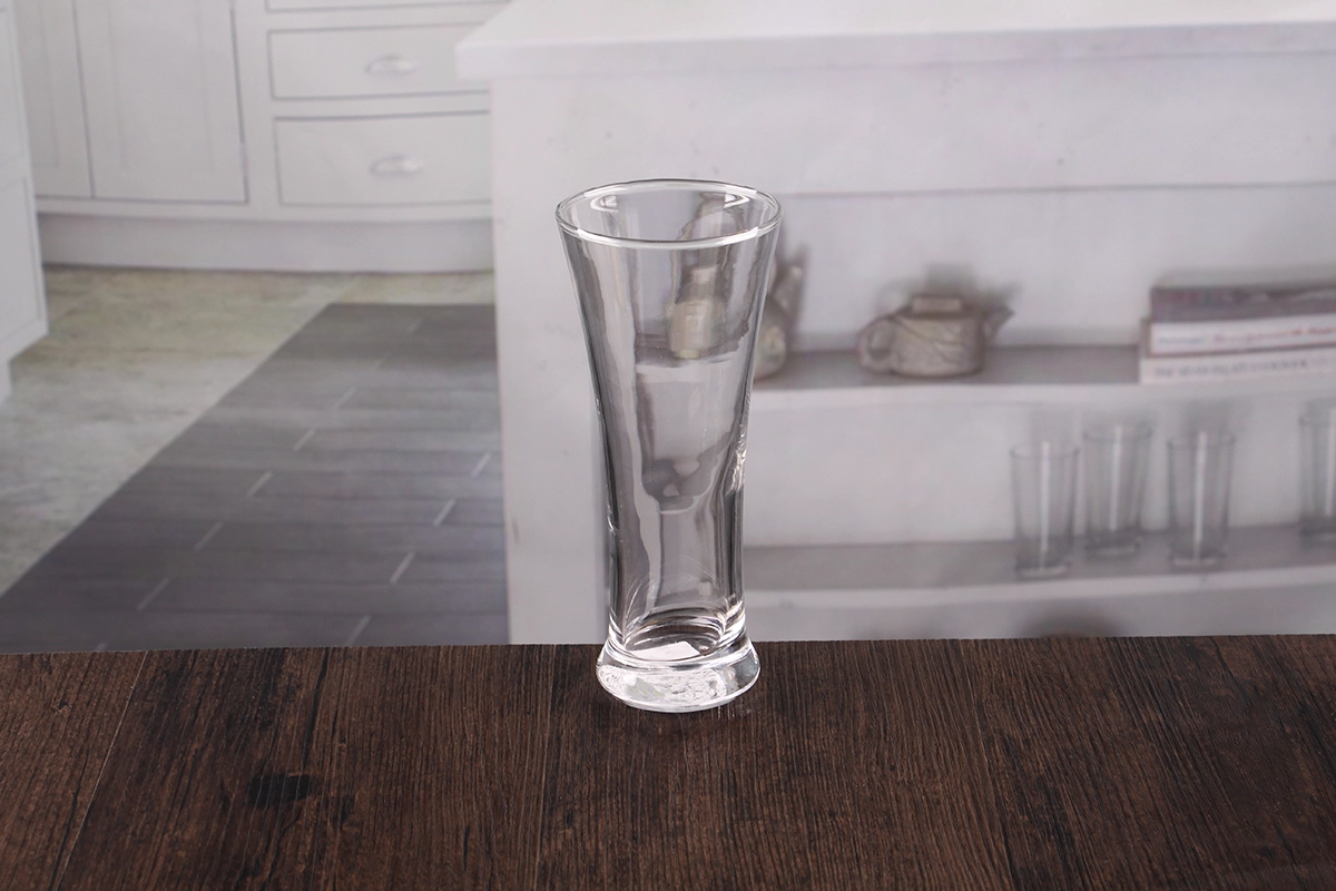Wide mouth beer glasses