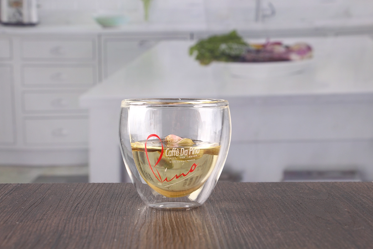 Double Wall Glass Tea Cup