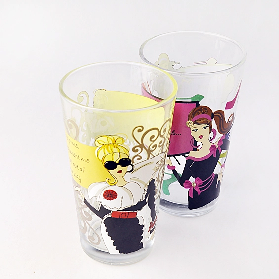 Christmas Wine Glass