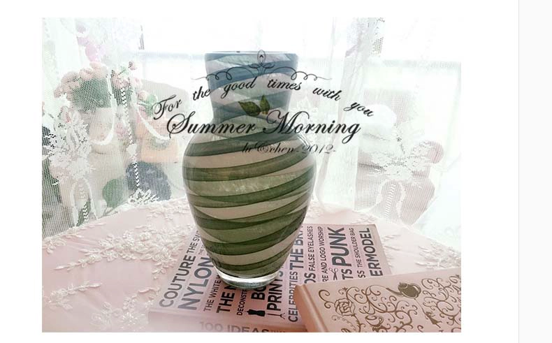glass floor vase