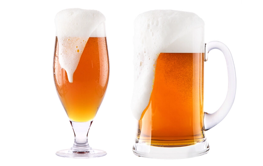 glass beer mug