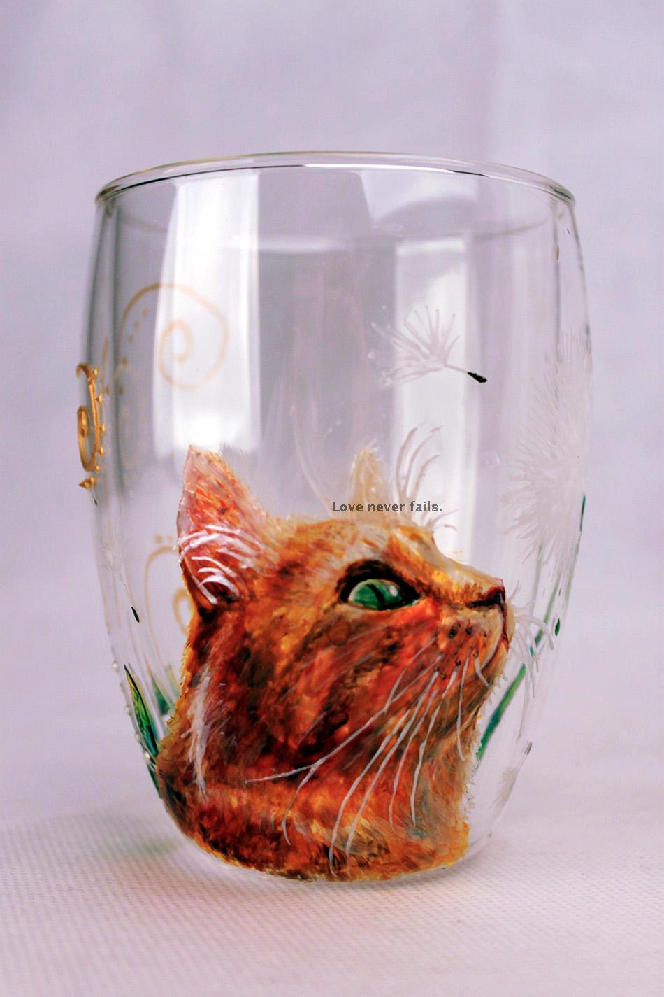 hand painted personalized wine glasses