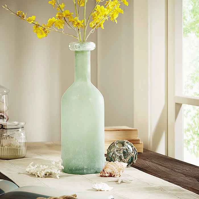 Decorated vases