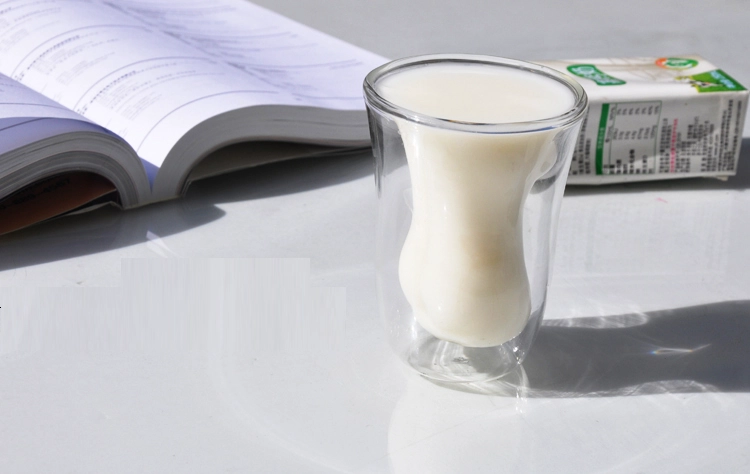 China hot exporter tumbler cups double walled glass mug cheap glass cups milk cup beer glass cups