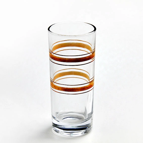 gold rimmed Whiskey glasses
