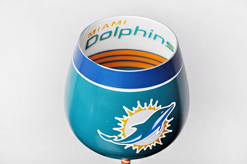 Handmade gold crystal glass