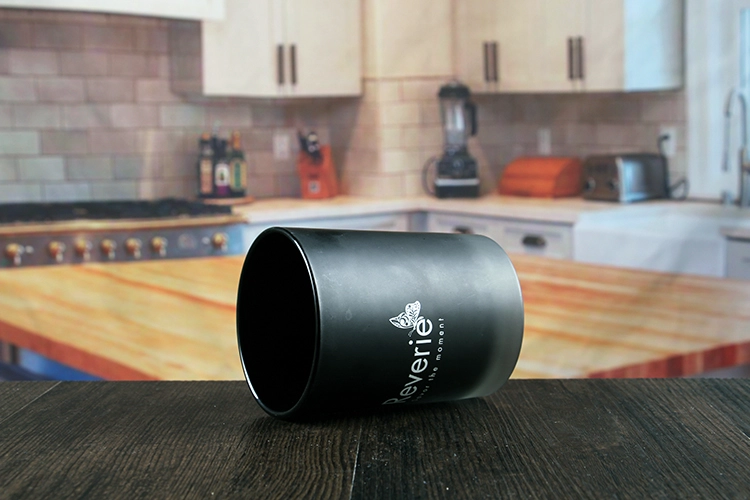 Black candle holders