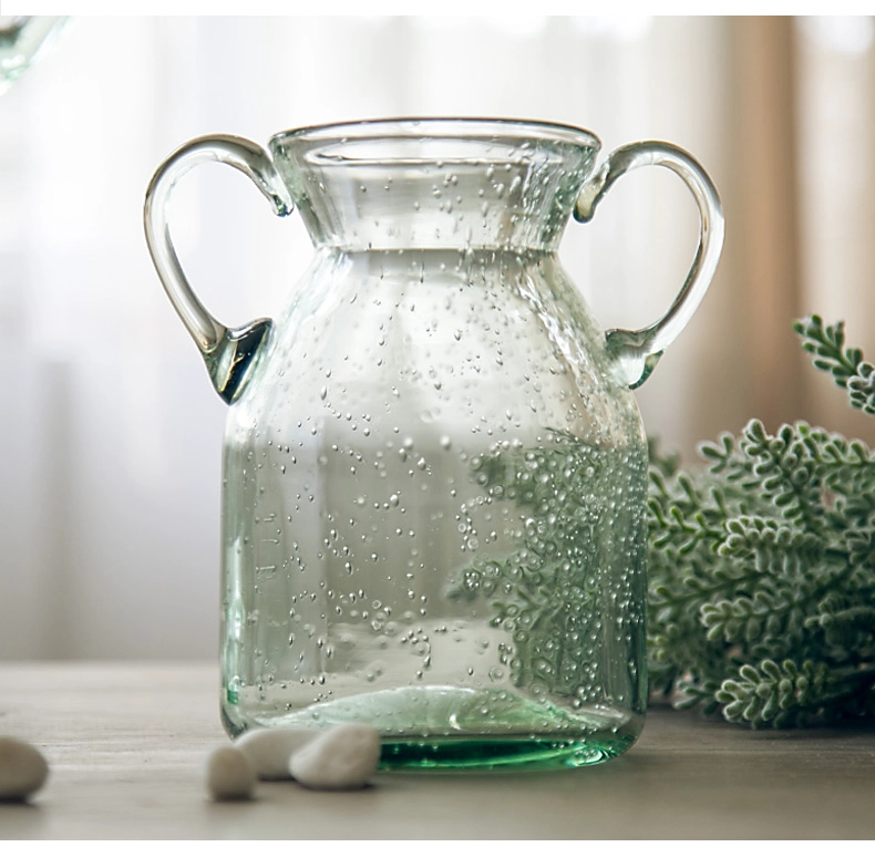 small white vase