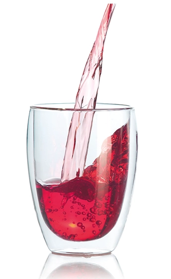 double wall glass cups