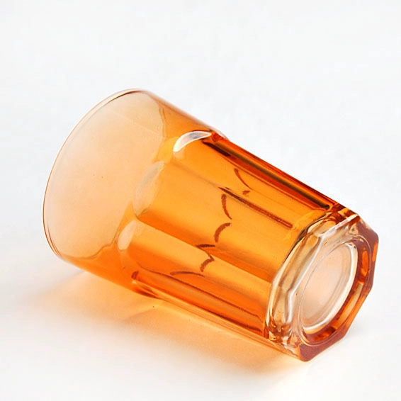China new Spraying  Color  glass cup  tumbler colored drinking glasses supplier