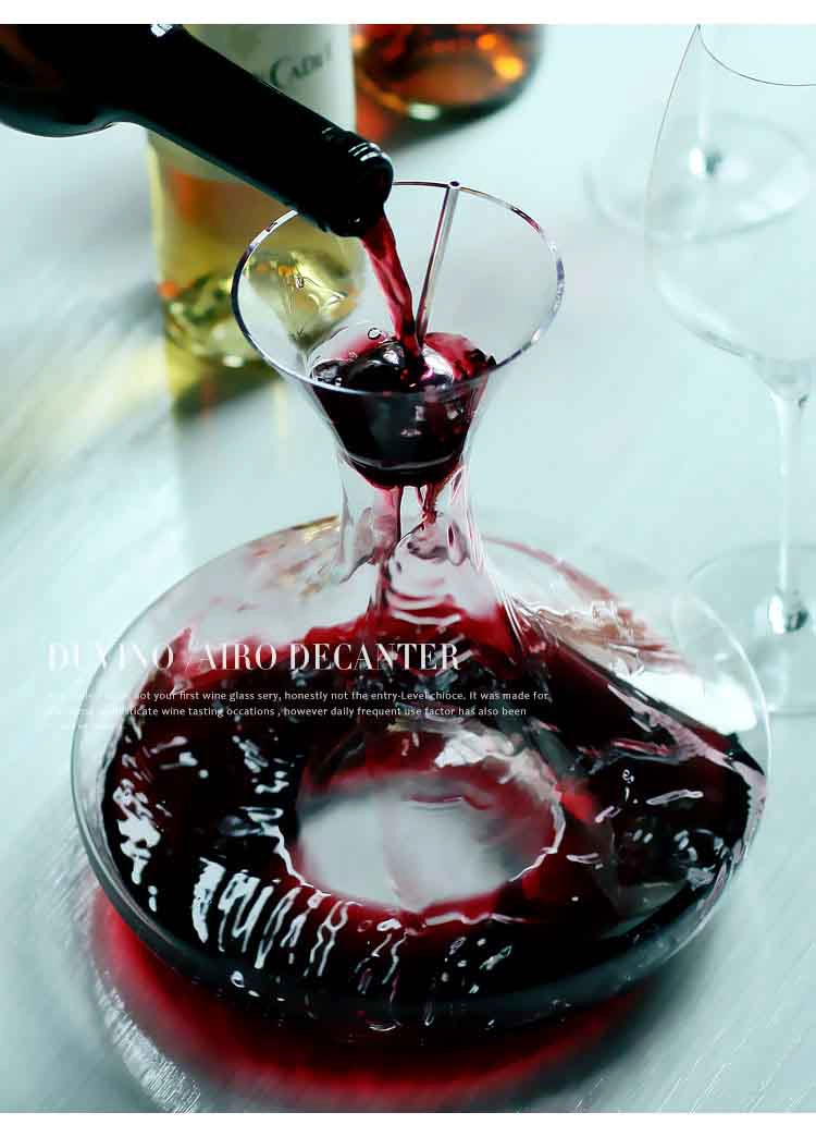 glass wine decanter