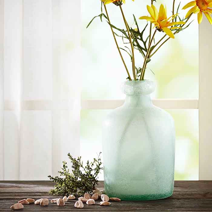 Decorated vases