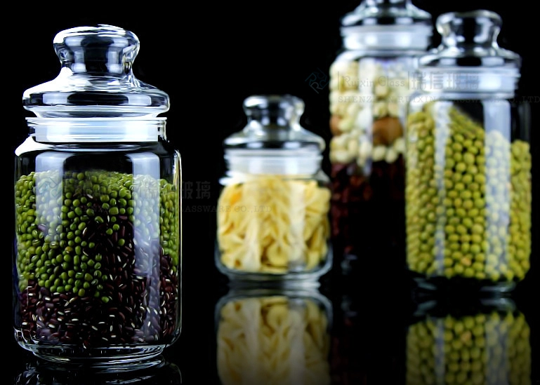 glass jar with lid