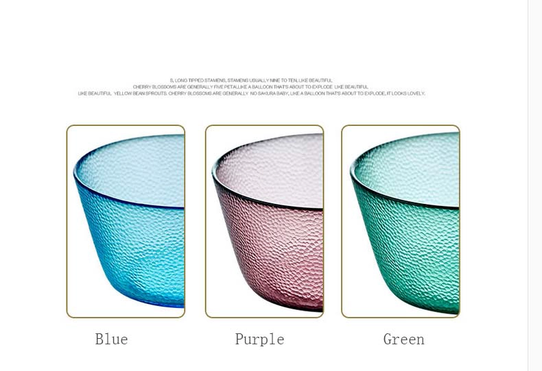 glass salad bowls