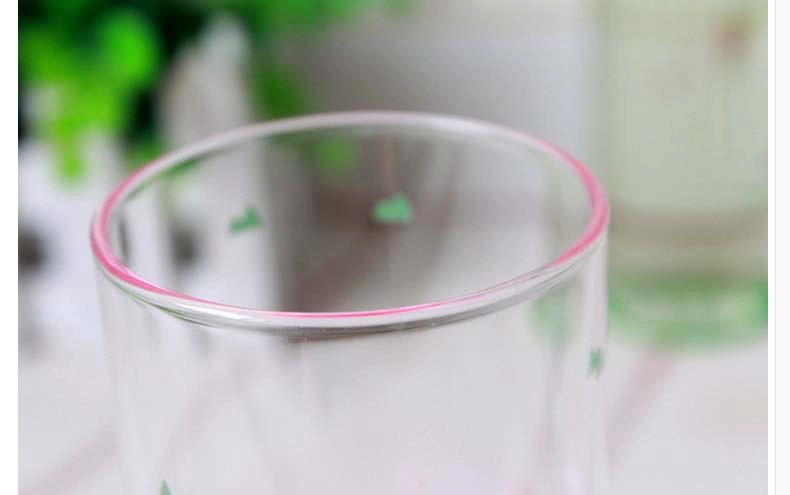 Colored drinking glasses