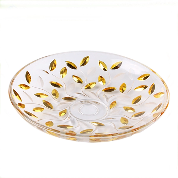 large glass serving bowl